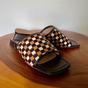 ASOS Design Checkered Slide